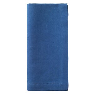 Bodrum Mykonos Delft Blue Stonewashed Napkins - Set of 4