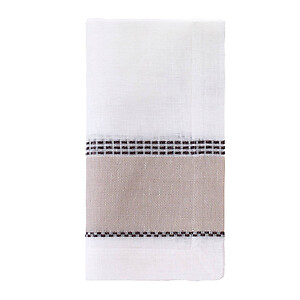 Bodrum Nashville Natural Linen Napkins - Set of 4