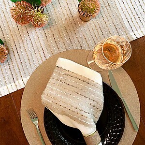 Bodrum Odyssey Rose Gold Napkins - Set of 4