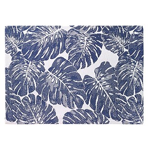 Bodrum Palms Navy Blue Outdoor Placemats - Set of 4