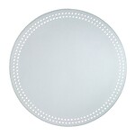 Bodrum Pearls Celadon and White Round Easy Care Placemats - Set of 4