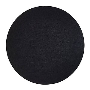 Bodrum Presto Black Round Easy Care Placemats - Set of 4