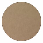 Bodrum Presto Tobacco Brown Round Easy Care Placemats - Set of 4