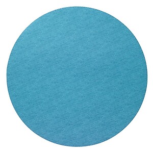 Bodrum Pronto Turquoise Blue Round Easy Care Placemats - Set of 4
