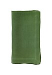 Bodrum Riviera Kiwi Green Stonewashed Linen Napkins - Set of 4