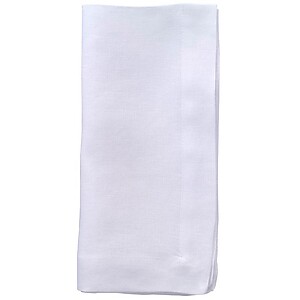 Bodrum Riviera Pure White Stonewashed Linen Napkins - Set of 4