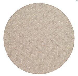 Bodrum Spring Garden Beige Round Easy Care Placemats - Set of 4