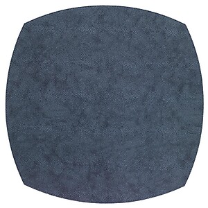 Bodrum Stingray Navy Blue Elliptic Easy Care Place Mats - Set of 4