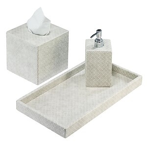 Bodrum Tresse Arctic Bath Collection