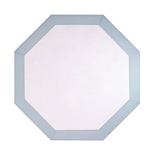 Bodrum Bordino Celadon Antique White Octagon Easy Care Place Mats - Set of 4