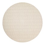 Bodrum Wicker Cream Round Easy Care Placemats - Set of 4