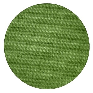 Bodrum Wicker Grass Green Round Easy Care Placemats - Set of 4
