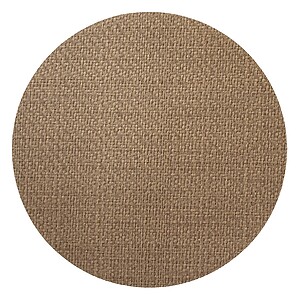 Bodrum Wicker Mocha Mousse Round Easy Care Placemats - Set of 4
