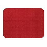 Bodrum Wicker Tomato Red Oblong Easy Care Placemats - Set of 4