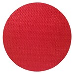 Bodrum Wicker Tomato Red Round Easy Care Placemats - Set of 4