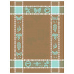Le Jacquard Francais Botanique Blue Cotton Tea Towel