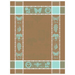 Le Jacquard Francais Botanique Blue Cotton Tea Towel