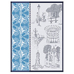 Le Jacquard Francais Carnet de Paris Seine Cotton Tea Towel