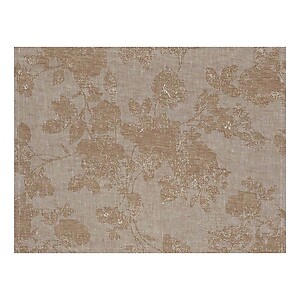 Le Jacquard Francais Casual Flower Brown Coated Linen Placemats