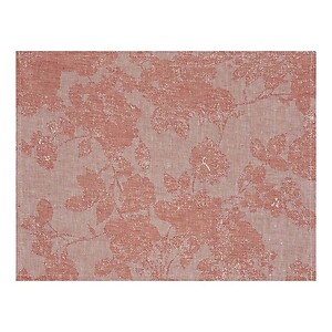 Le Jacquard Francais Casual Flower Orange Coated Linen Placemats