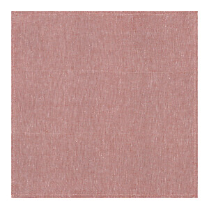 Le Jacquard Francais Casual Natte Orange Linen Tablecloths and Napkins
