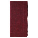 Bodrum Chambray Sangria Red Linen Napkins - Set of 4