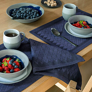 Le Jacquard Francais Club Ligne Prusse Placemats