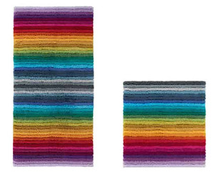 Abyss Habidecor Larry Striped Bath Rug