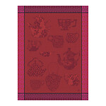 Le Jacquard Francais Comptoir du the Pink Cotton Tea Towel