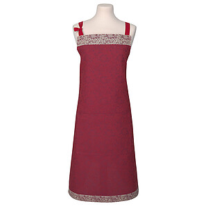 Le Jacquard Francais Dans Les Bois Red Cotton Apron