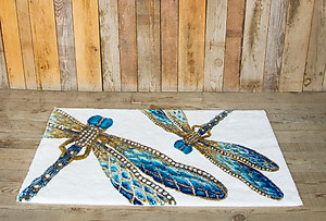 Dragonfly Design Rug - Abyss Habidecor Felitsa