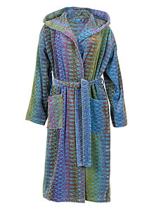 Elaiva Blue Ocean Magic Hooded Bath Robe