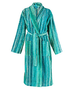 Elaiva Green Grass Collar Bath Robe