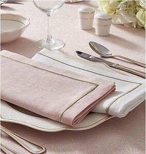 Dine in Elegance: Sferra Seaton Embroidered Napkins