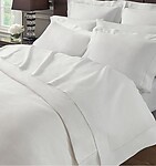 Sferra Classico White Linen Sheets & Bedding