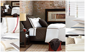 Tailored Embroidered Hotel Sheets & Bedding. De Medici Tessa