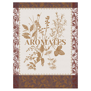 Le Jacquard Francais Epices & Aromates Beige Cotton Tea Towel