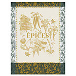 Le Jacquard Francais Epices & Aromates Yellow Cotton Tea Towel