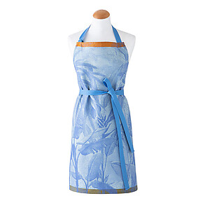 Le Jacquard Francais Equateur Blue Cotton Apron