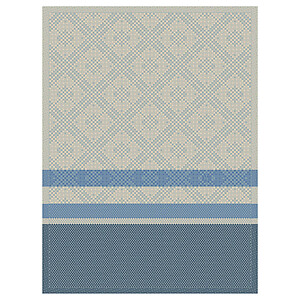 Le Jacquard Francais Essentiel Graphique Blue Cotton Tea Towel