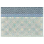 Le Jacquard Francais Essentiel Graphique Blue Coated Cotton Placemats