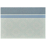 Le Jacquard Francais Essentiel Graphique Blue Coated Cotton Placemats