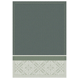 Le Jacquard Francais Essentiel Graphique Green Cotton Hand Towel