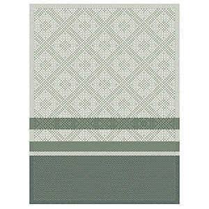 Le Jacquard Francais Essentiel Graphique Green Cotton Tea Towel