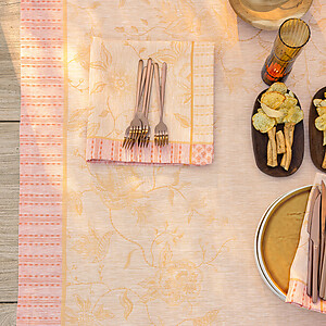 Le Jacquard Francais Ete Indien Orange