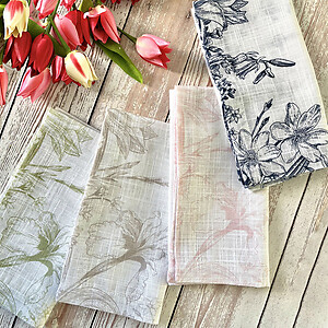 Bodrum Spring Garden Napkins: Spring Elegance for Your Table