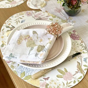 Bodrum Botanica Oval Easy Care Placemats - Set of 4