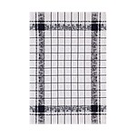 Le Jacquard Francais Fraises Black Cotton Tea Towel