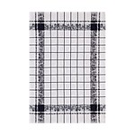 Le Jacquard Francais Fraises Black Cotton Tea Towel