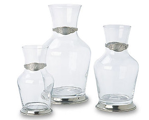 Glass & Pewter Carafe by Match Pewter